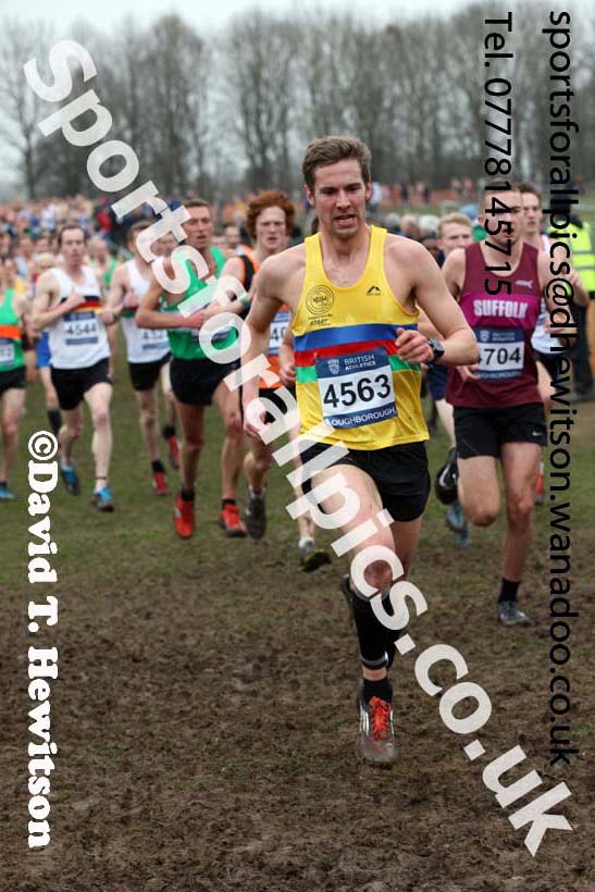 Senior mens Inter Counties Cross Country, Prestwold Hall, Loughborough. Photo: David T. Hewitson/Sports for All Pics